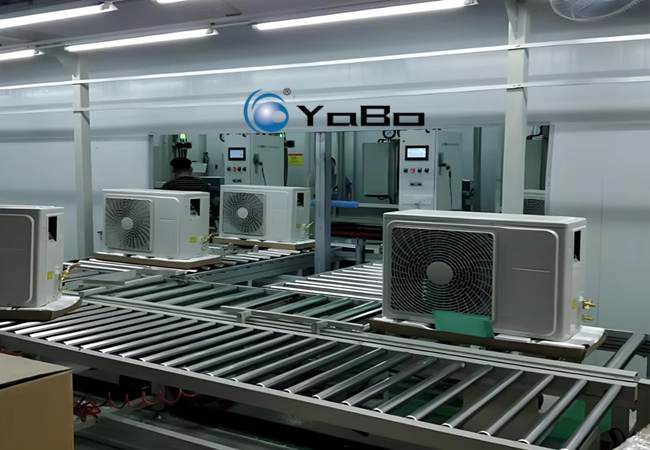 air  conditioning assembly line