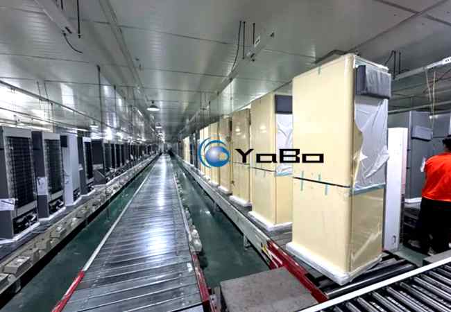 Refrigerator assembly line